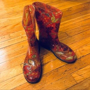 Sloggers Rainboots Sz 10
